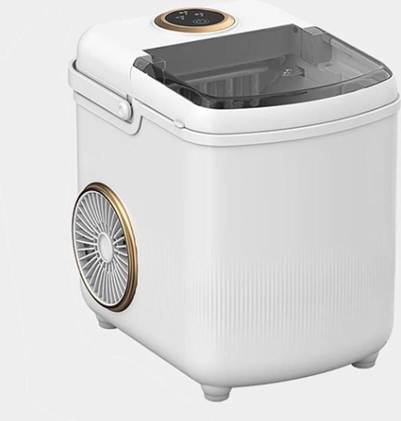IJsblokjesmachine IJsmachine aanrecht Drankjes Koelen Snel ijs in 6 minuten 22 lbs per dag Zilver