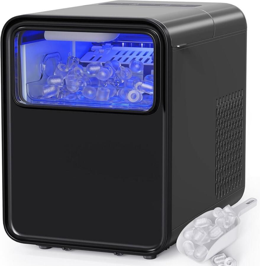Ijsblokjesmachine Ijsblokjesmaker Zelfreiningsfunctie Koelbox