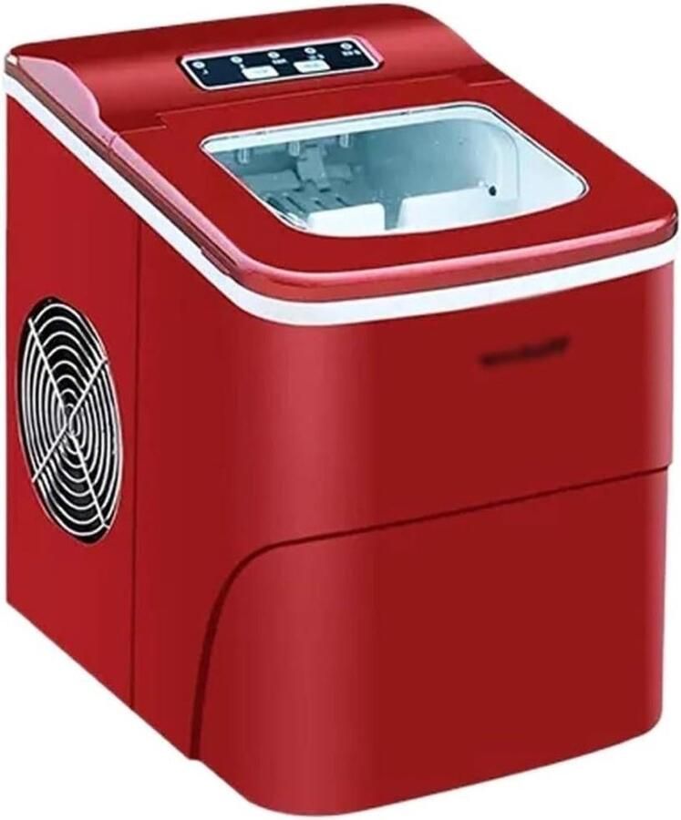 IJsblokjesmachine IJsmachine op aanrecht ijsmachine 6 minuten 9 kogelijs 33 lbs 24 uur draagbare ijsmachine met zelfreiniging IJsblokjesmachine voor op het aanrecht