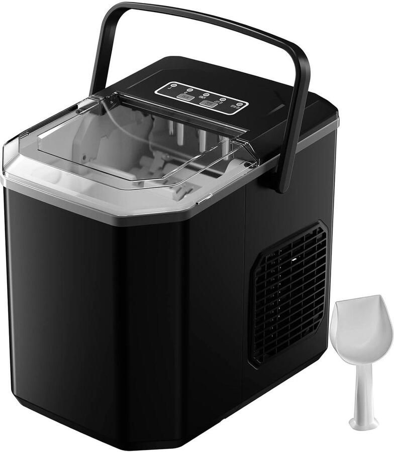 IJsblokjesmachine IJsmachine Snelle IJsblokjes Automatische Reiniging 12 kg per 24 uur Zilver