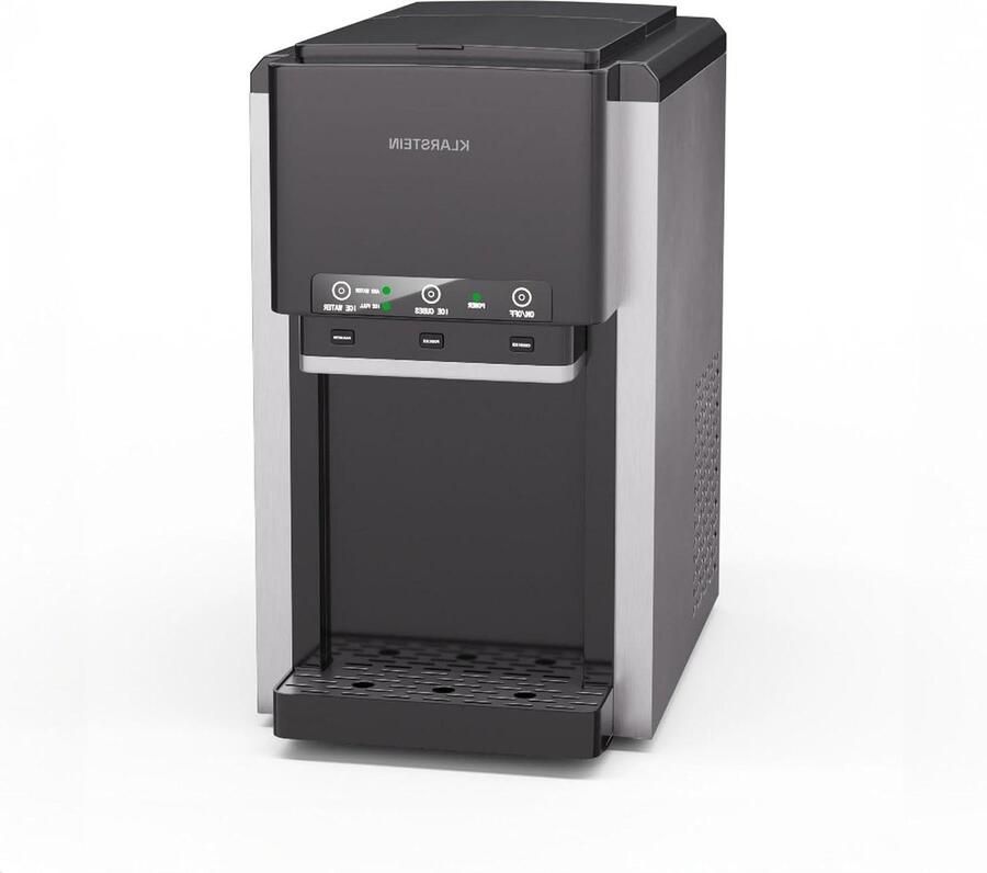 IJsblokjesmachine IJsmaker Dispenser Feesten Evenementen 3 Functies 20 kg Per Dag Zwart