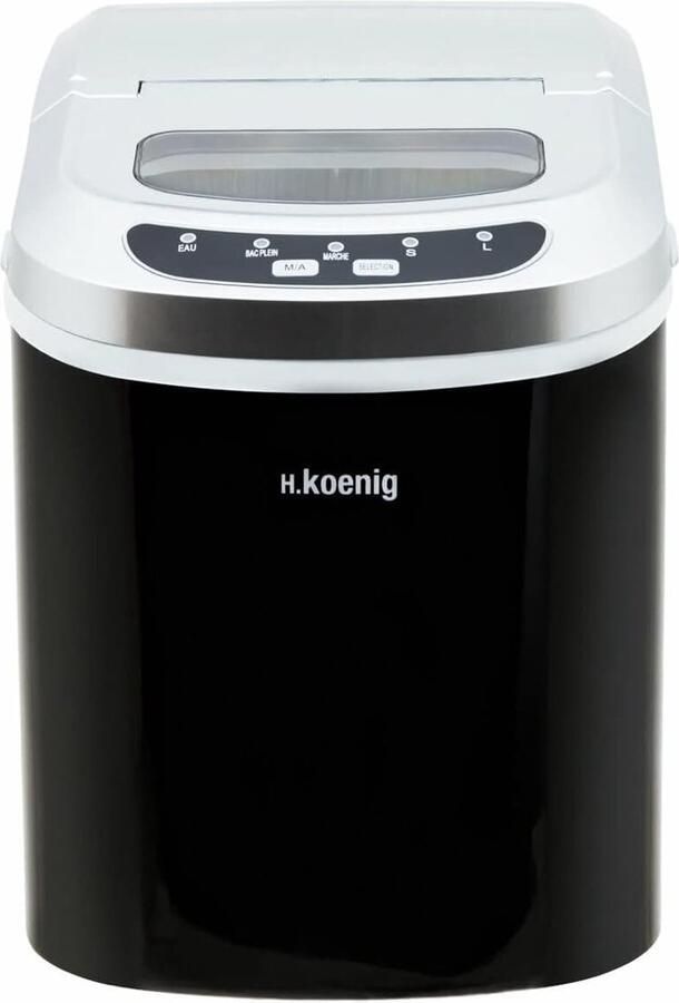 IJsblokjesmachine IJsmaker Dranken Koelen 2 Maten IJsblokjes 12 kg Per Dag Zwart