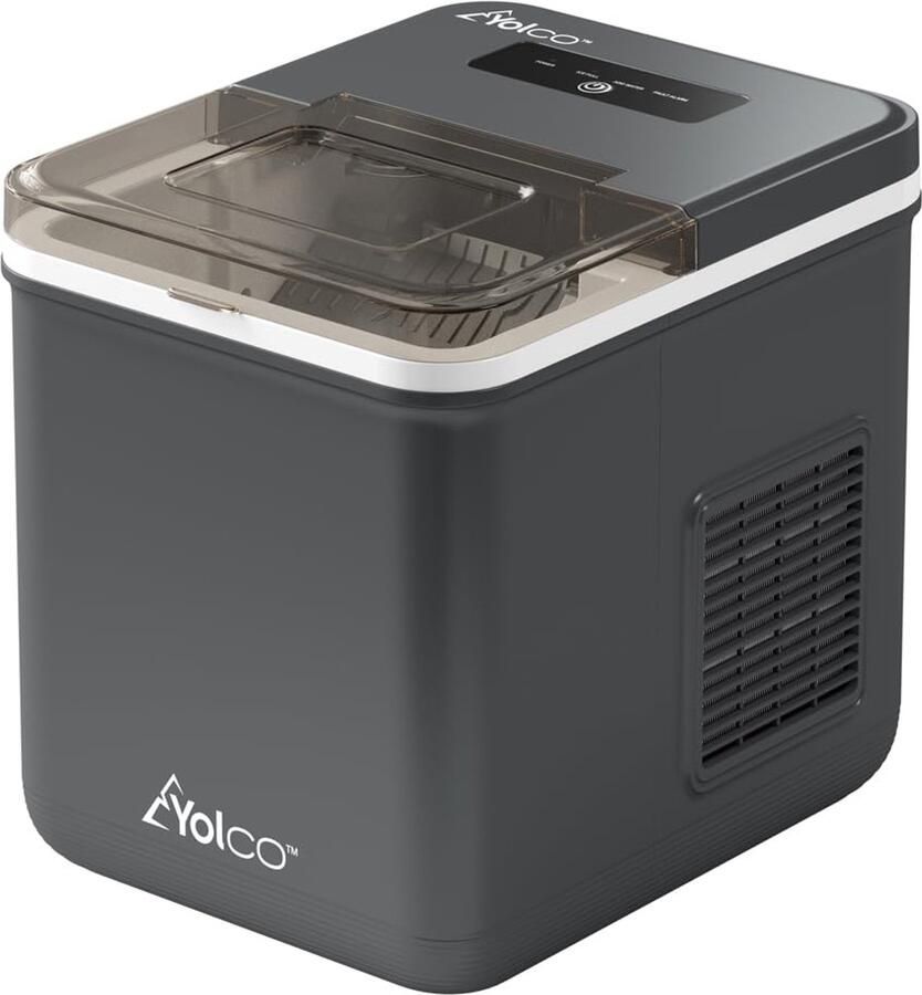 IJsblokjesmachine IJsmaker Dranken Koelen Compact Design 10 kg per dag Space Grey