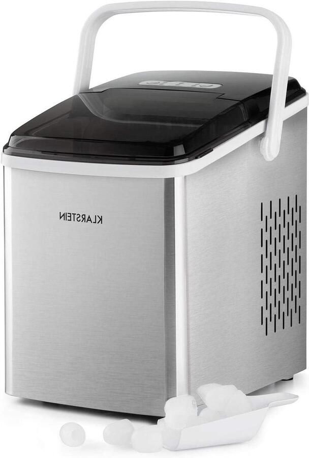 Ijsblokjesmachine IJsmaker Drankjes Koelen Snelle ie 12kg Per Dag Zilver