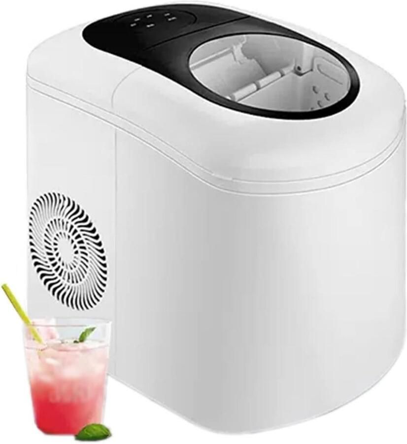 IJsblokjesmachine Ijsmaker Drankjes Koelen Snelle Ijsie 365x232x340mm Zilver