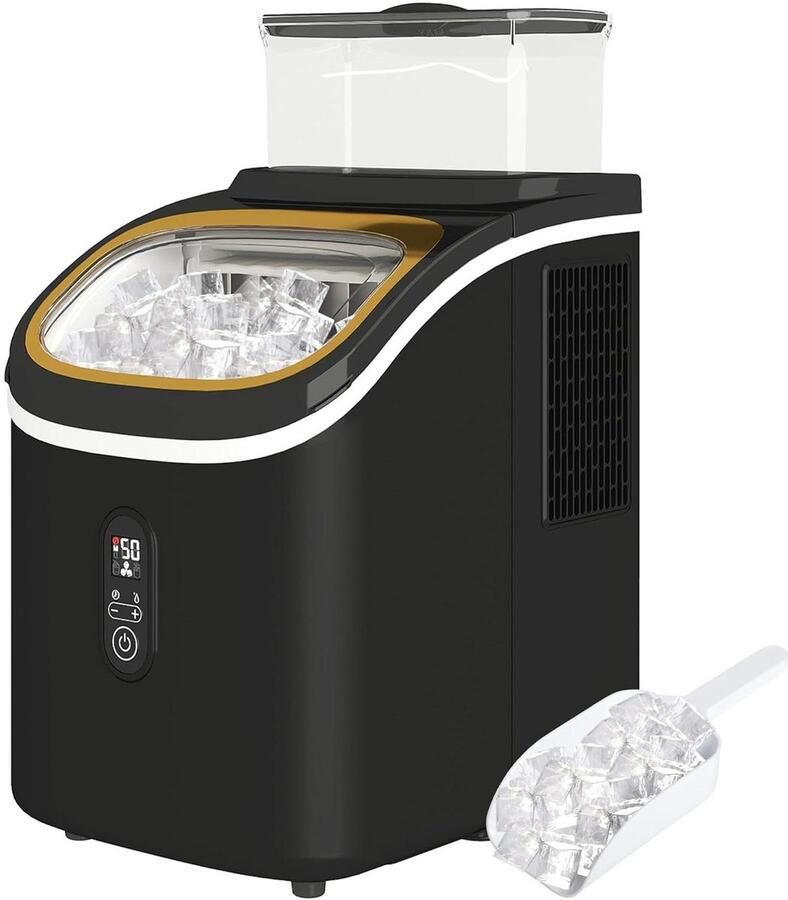 IJsblokjesmachine IJsmaker Feestjes Voorzien Snel & Stil 15 kg Per Dag Zwart