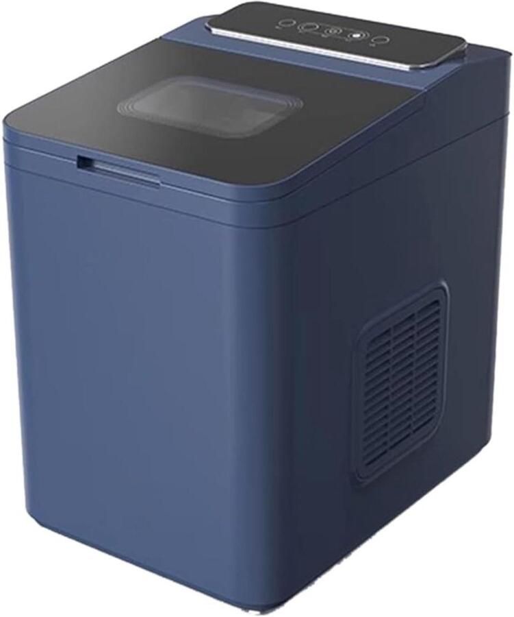 IJsblokjesmachine Ijsmaker Keuken Drankjes Koelen Snel 9 IJsblokjes 228x335x315mm Zilver