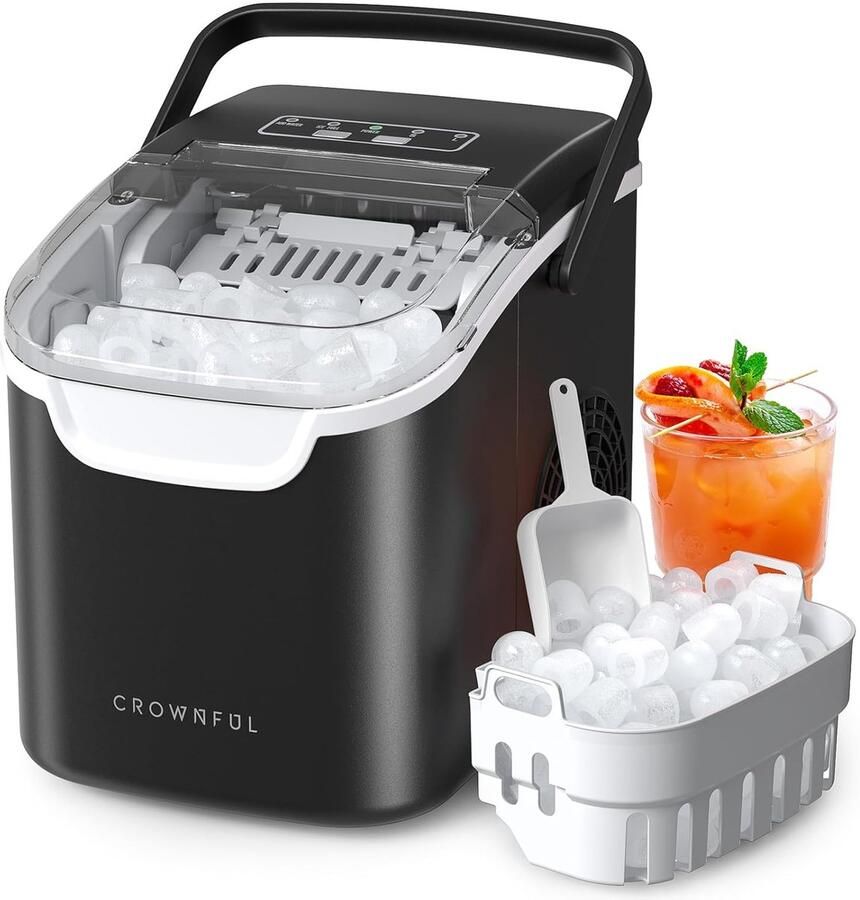 IJsblokjesmachine IJsmaker Snelle IJsblokjes 12 kg per dag 23 x 29 x 30 cm