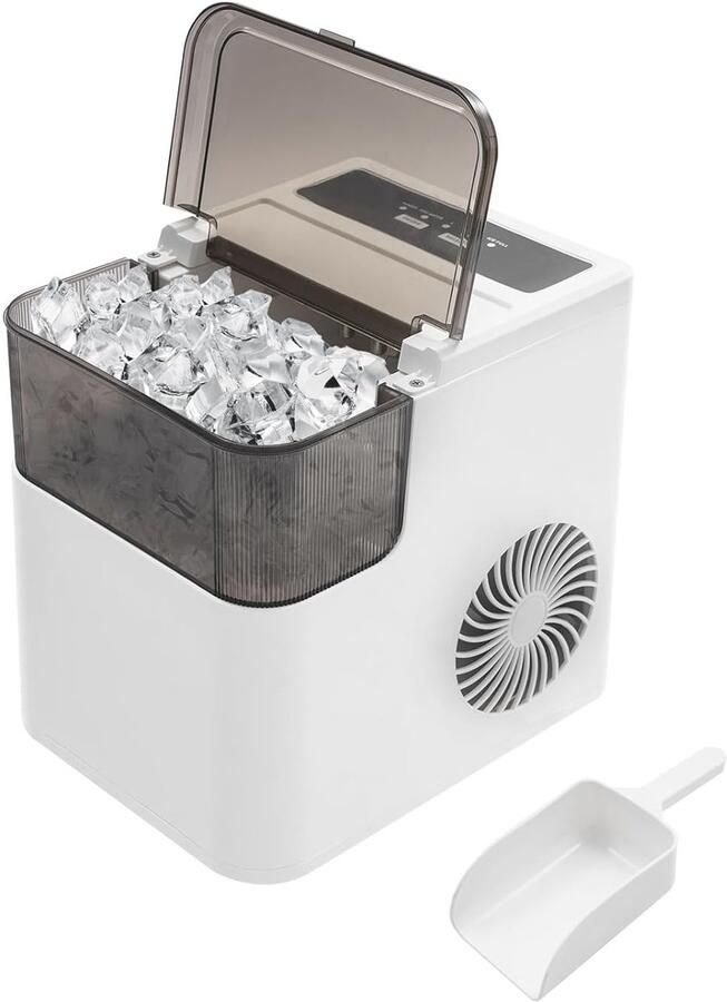 IJsblokjesmachine IJsmaker Snelle IJsblokjes 12 kg per dag 29x23x28 cm Wit