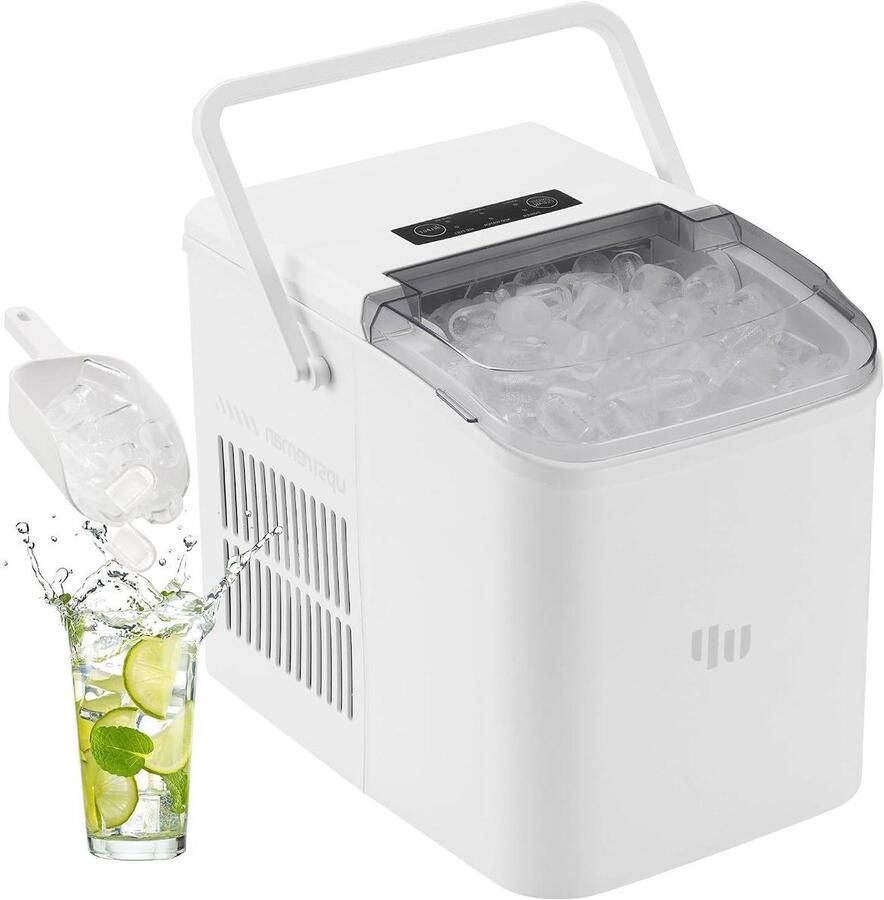 IJsblokjesmachine IJsmaker Snelle IJsblokjes Automatische Reiniging 12 kg per dag Wit
