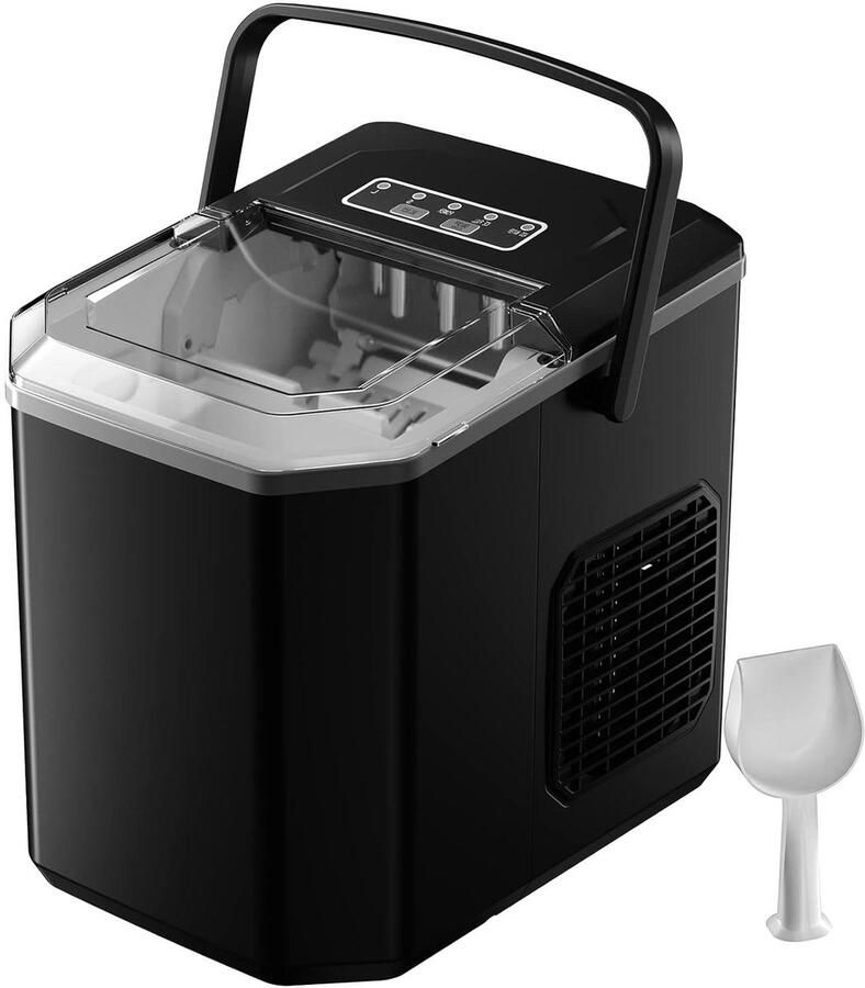 IJsblokjesmachine IJsmaker Snelle IJsblokjes Automatische Reiniging 12 kg per dag Zilver