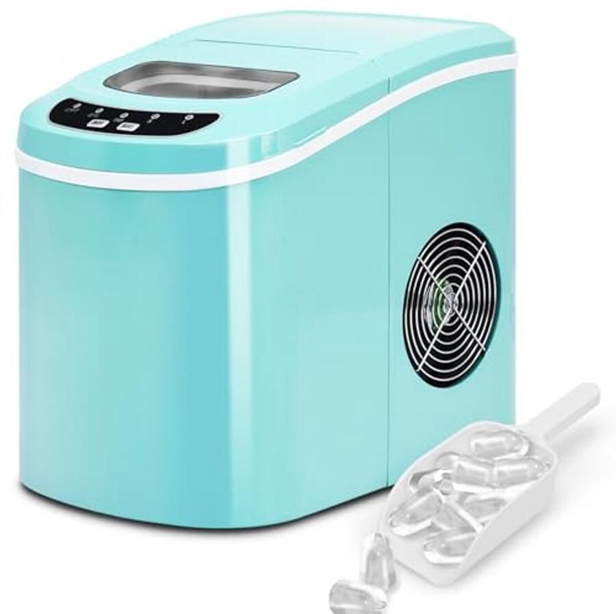 IJsblokjesmachine met 12 kg ijsie per 24 uur en 2 ijsblokjesmaten