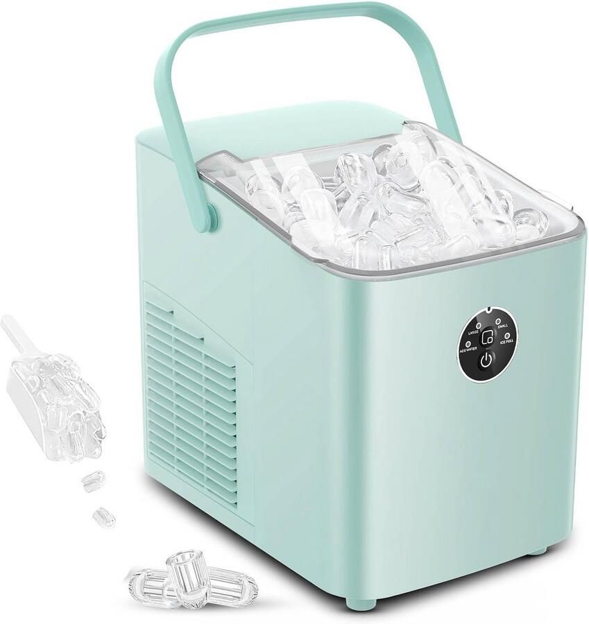 IJsblokjesmachine met 2 Maten en Zelfreinigende Functie