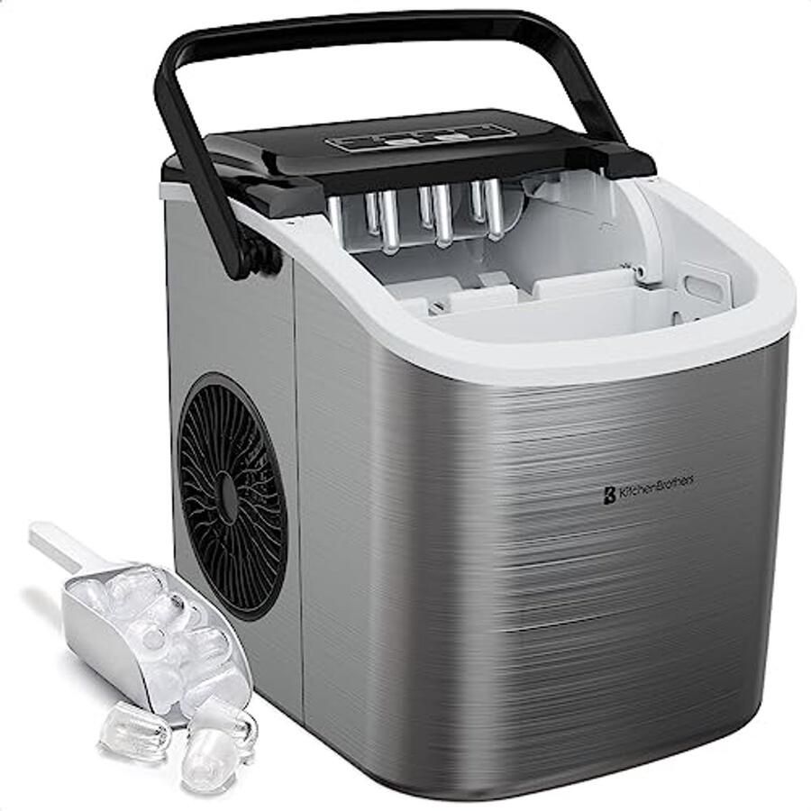 IJsblokjesmachine met IJsschep Snel en Draagbaar 9 Blokjes in 8 Minuten