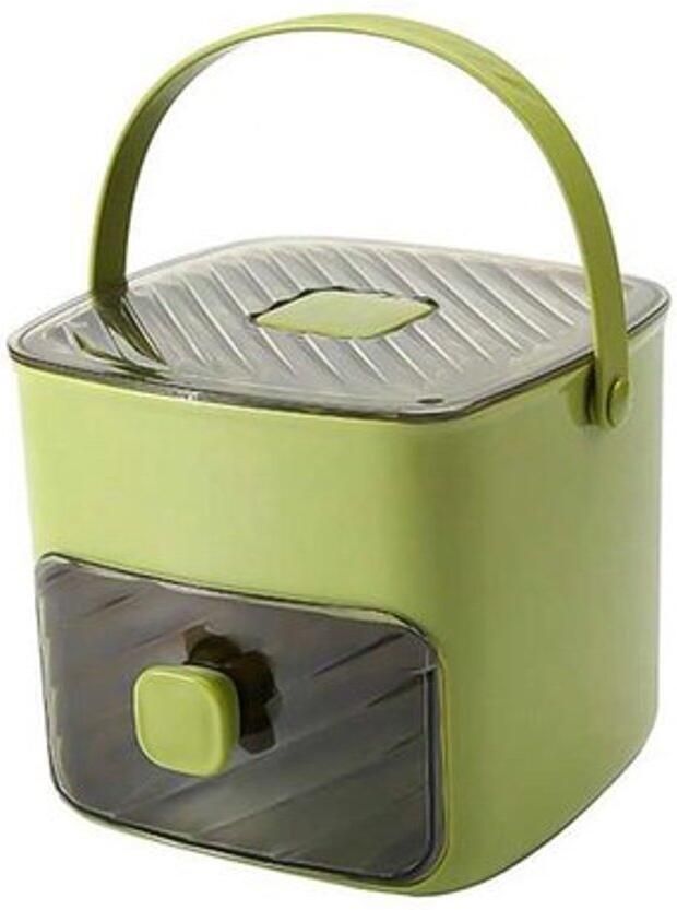 IJsblokjesmachine met Perstype IJsblokjesdoos Met Lade en Opbergbak Rooster Herbruikbaar IJsrooster Voor Koffiecocktails en Sap