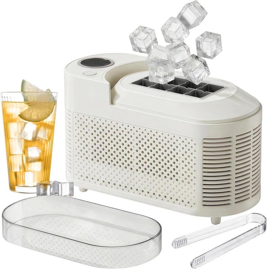 IJsblokjesmachine mini 8 blokjes draagbaar voor thuis en camping ShopVlot