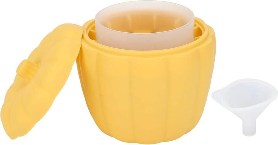 IJsblokjesmachine Pompoen Watercontainer Drinkemmer Thuis Keuken Camping Uniek Vormontwerp 11.5 x 11.5 cm