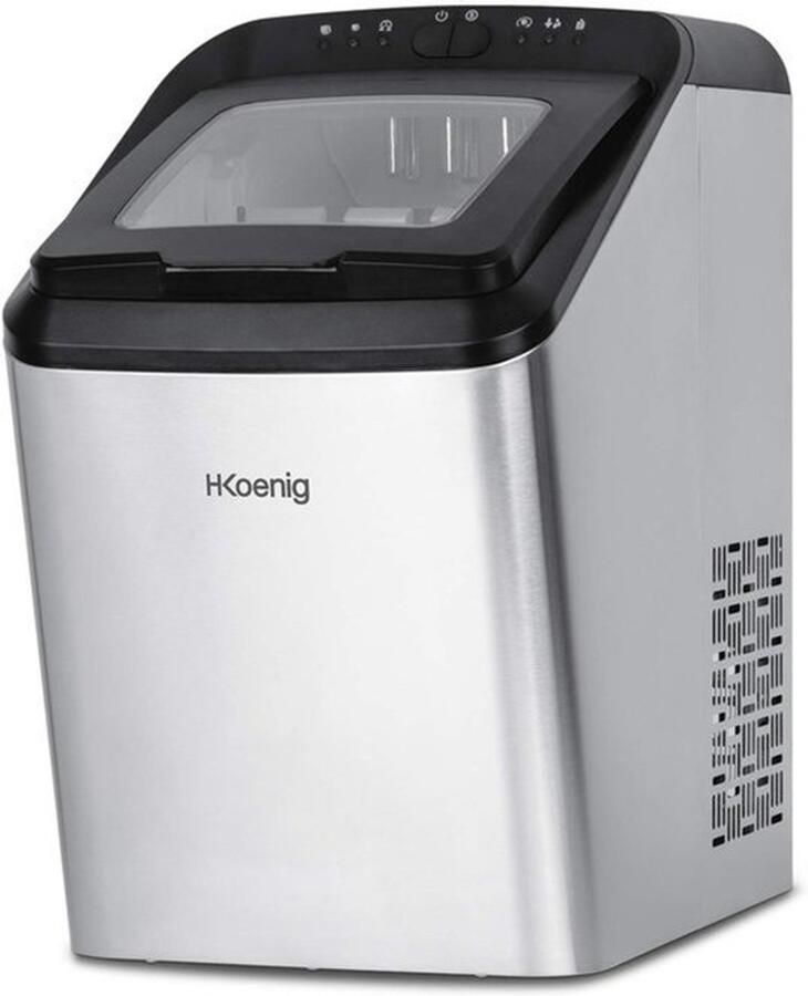 Ijsblokjesmachine Professioneel 15 Kg Per Dag 145 Watt Vermogen 2 8 L Reservoir Roestvrij Staal Voor Horeca En Thuisgebruik