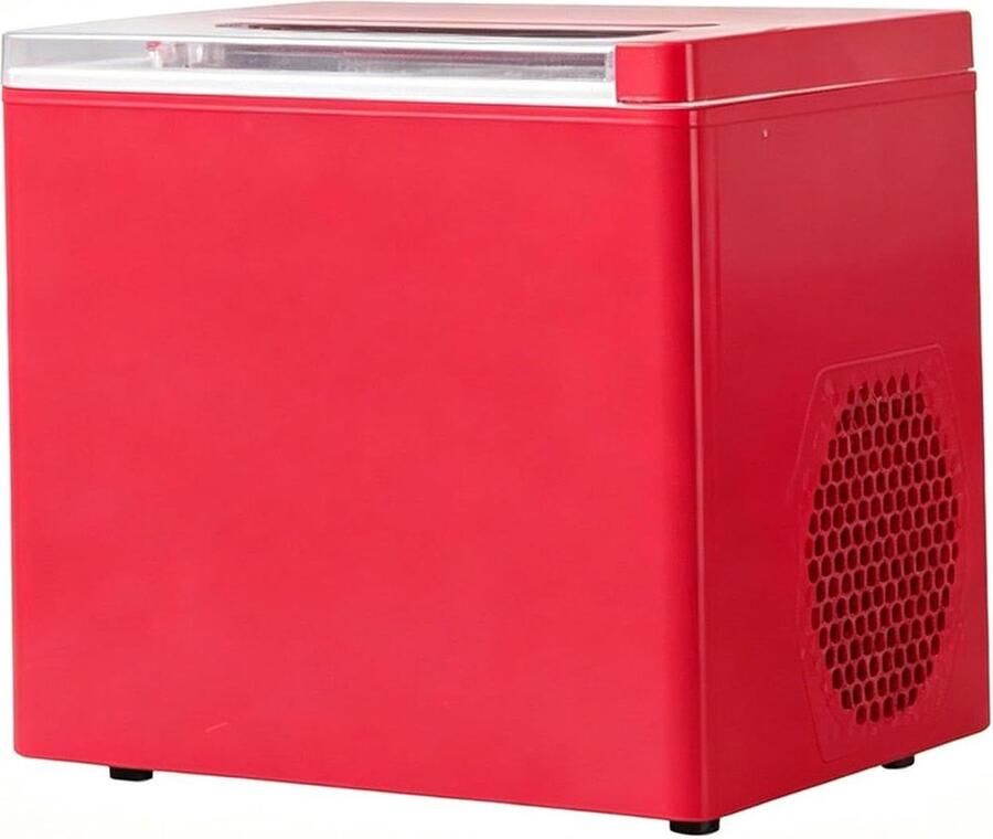 Ijsblokjesmachine voor Thuis Aanrecht ijsmaker Snelle Ijsie Slimme Infraroodsensor 15L Watertank Zilver