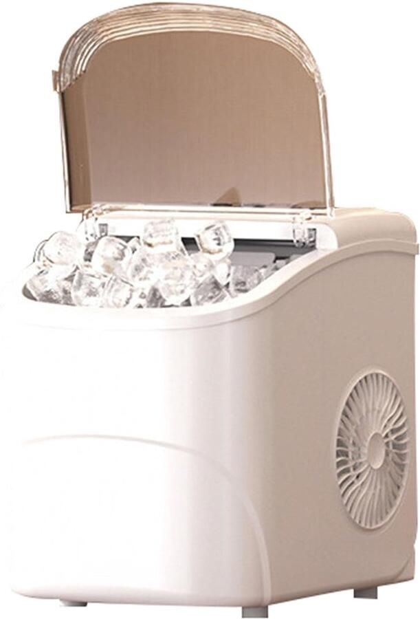 IJsblokjesmachine Voor Thuis Mini IJs Maker Snelle Verfrissing Zelfreinigend 15 Kg Per Dag Wit