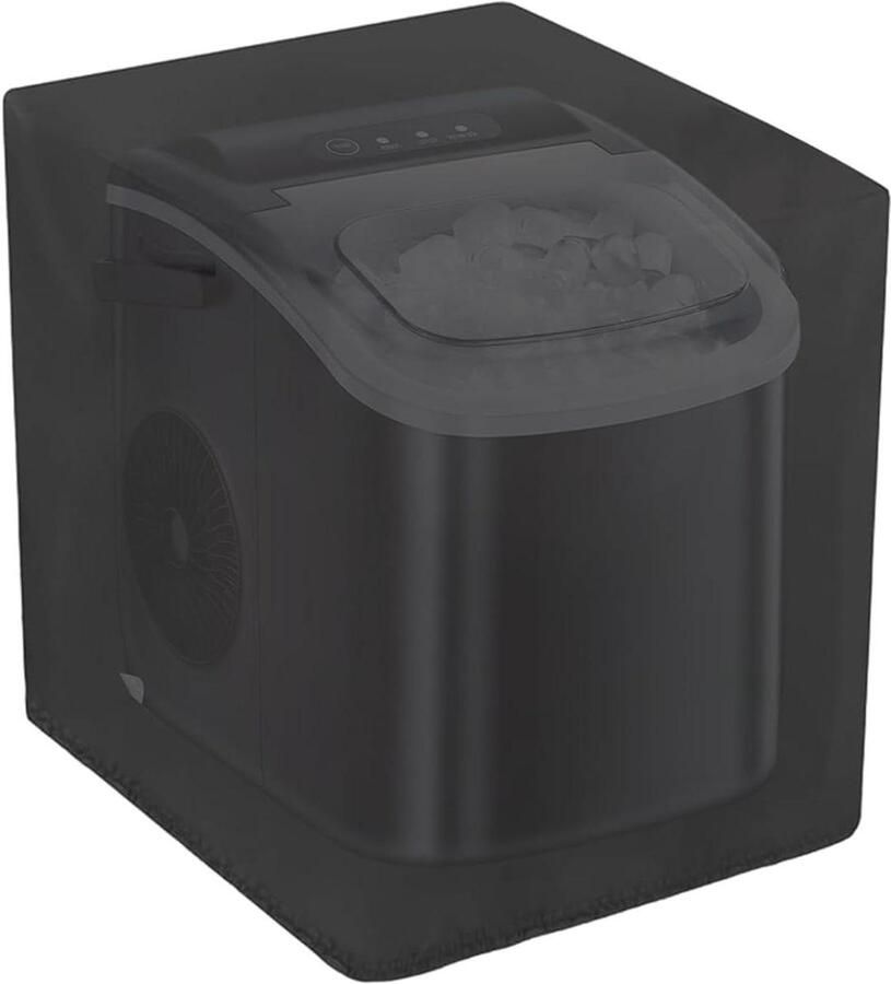 IJsblokjesmaker Deksel Afdekking Ijsmachine Apparaat Beschermen Robuust Oxford Materiaal 43 x 33 x 38 cm Grijs