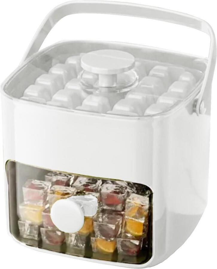 IJsblokjesmaker Easy Press Ice Maker IJsmachine met perstype druk op ijsschalen voor vriestappen draagbaar herbruikbaar ijsrooster voor cocktails whisky