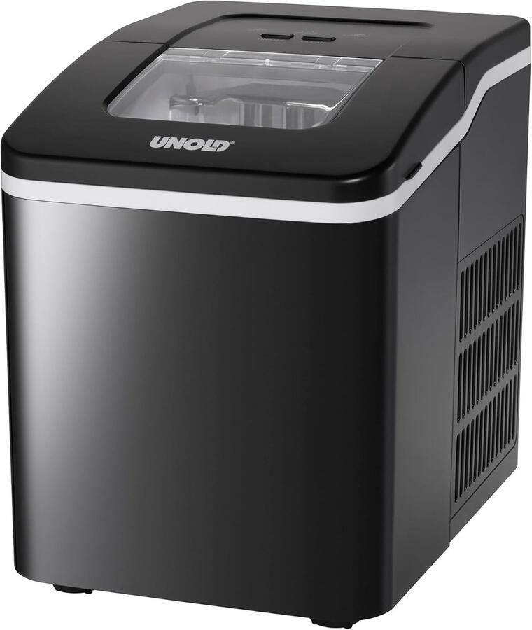 IJsblokjesmaker IJsmachine Cocktails Maken 60 IJsblokjes Per Uur 1.6 Liter Reservoir Zwart