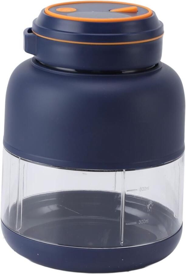 Ijsbreker Blender Juicer Cup met Grote Batterij voor Zijdeachtige Dranken Zelfreinigingsmenderbeker (BLUE)