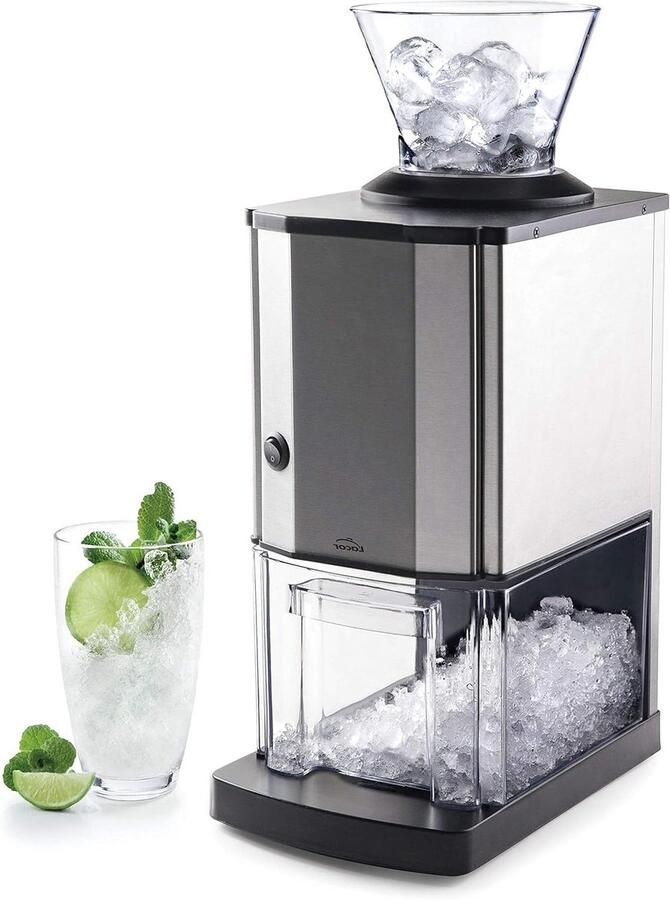 IJsbreker IJsmachine Cocktails Maken Roestvrij Staal 28 Liter Zilver