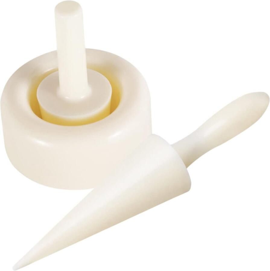 Ijscoupes Mallen Hoorn Maker Dessert Maken Eenvoudig Te Gebruiken 23x5cm Wit