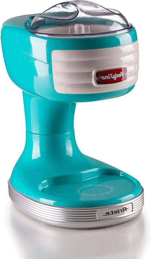 IJscrusher Shaker IJsmachine Cocktail Drankjes Bereiden Roestvrijstalen Messen 24.5D x 17W x 31.5H cm Lichtblauw