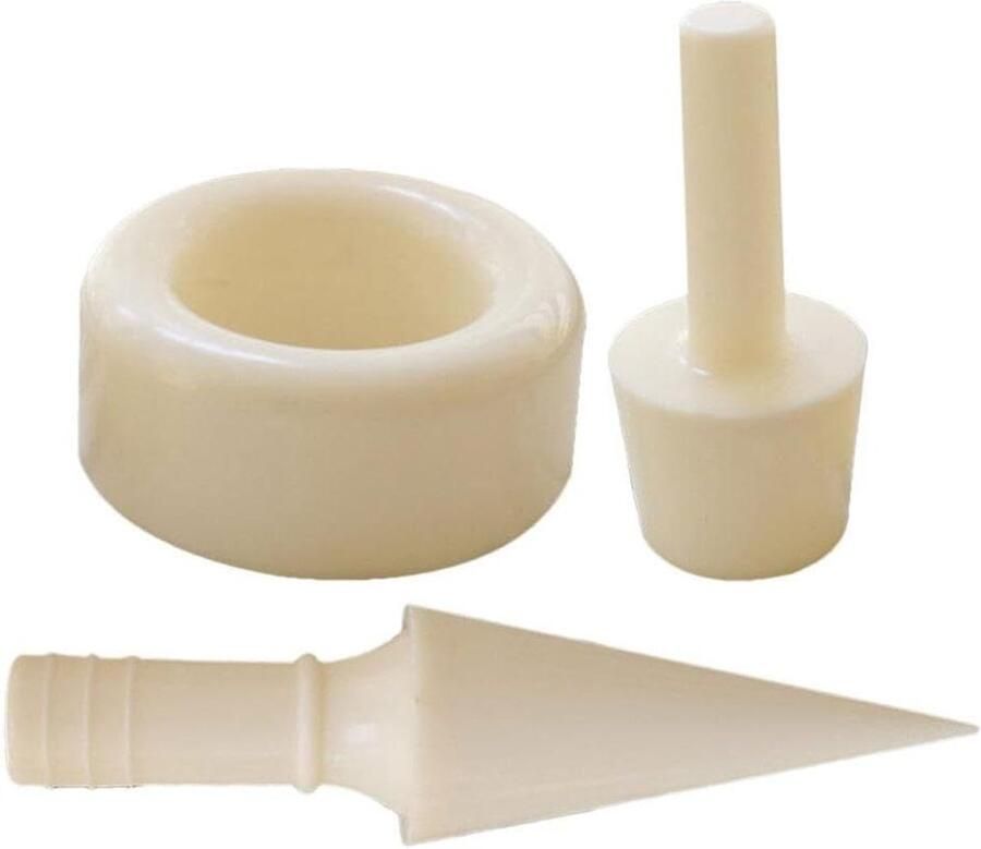 Ijshoorntjesmaker Ijsroller Keuken Desserts Maken Herbruikbare Vormen 18.5 cm Beige
