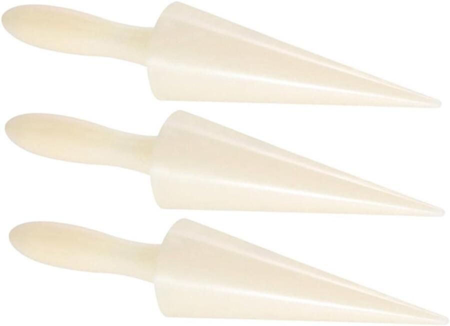 IJskegelvormen Wafelijzer Mallen Zelf IJsjes Maken Herbruikbaar ABS Materiaal 235 cm Beige