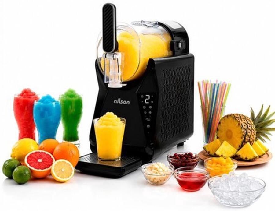 Ijsmachine 3-in-1 Slushmachine 1 5 Liter Capaciteit 10 Snelheden Zwart Voor Thuisgebruik
