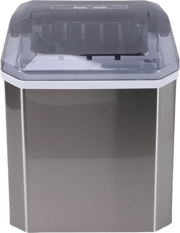 Ijsmachine Aanrecht IJsmaker Bar Drankjes Koelen Snelle ie 35 x 33 x 28 cm Zilver