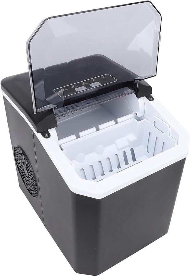 Ijsmachine aanrecht IJsmaker keuken Snel ijsblokjes maken 2 maten ijsblokjes 35 x 34 x 27 cm