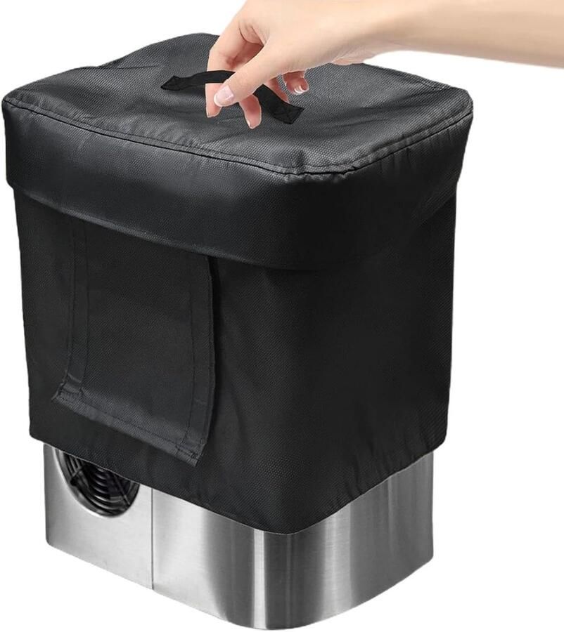 IJsmachine Afdekking Isolatiehoes Ijsmaker IJs Koel Houden Efficiënte Warmte-isolatie 33 x 23 x 33 cm Grijs