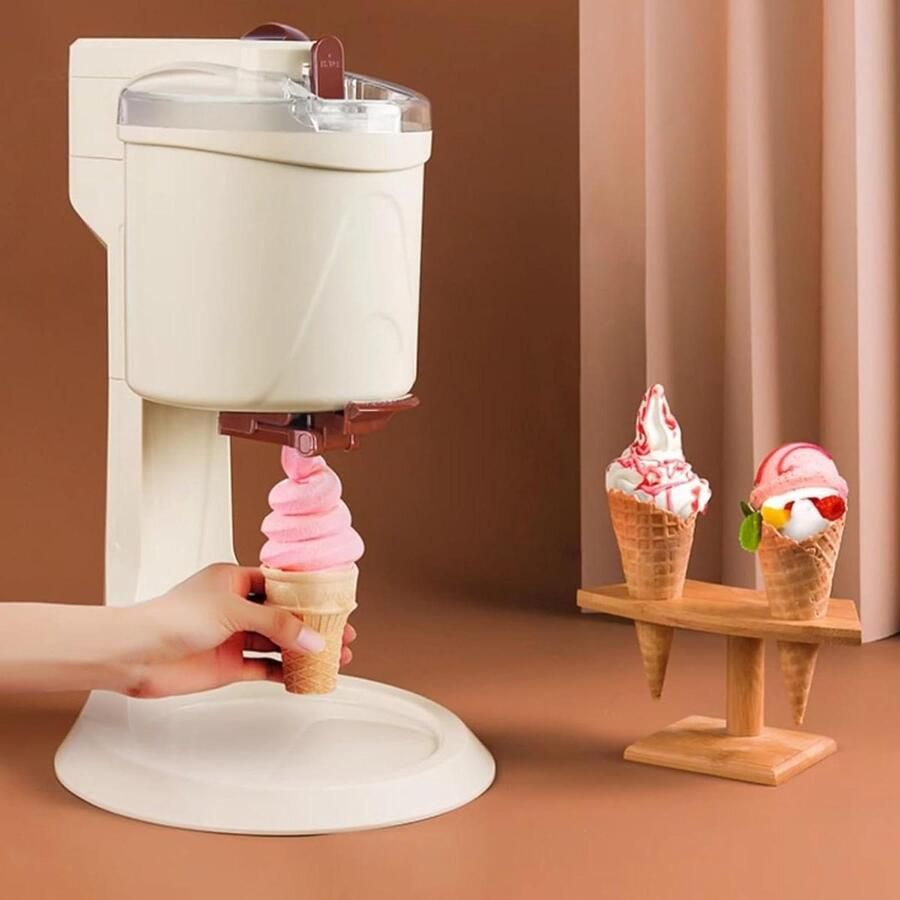 IJsmachine Automatische bevroren fruit zachte serveermaker voor thuis doe-het-zelf yoghurt en sorbet draagbare blender voor feesten en cafés