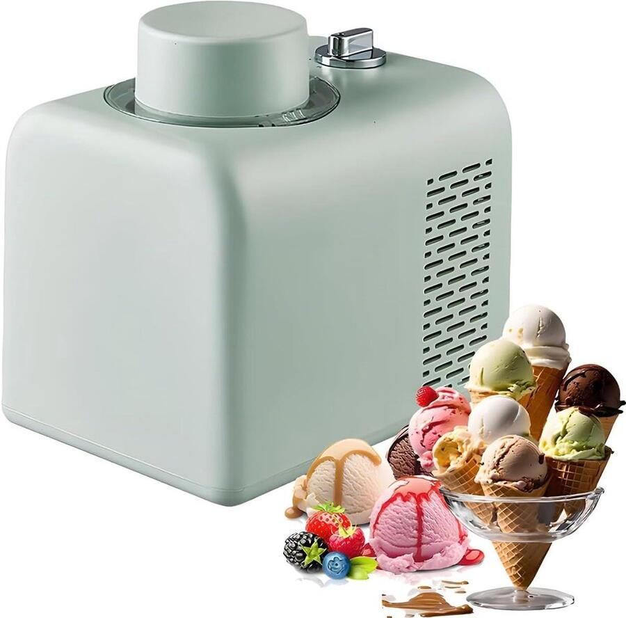 IJsmachine automatische machine met 4 modi houdt ijs koud tot 8 uur inclusief afneembare peddel 500 ml capaciteit