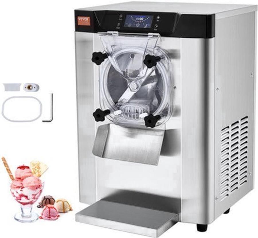 IJsmachine Commercieel 4.5L Capaciteit 1713 W Vermogen RVS Materiaal Voor Horeca En Restaurants