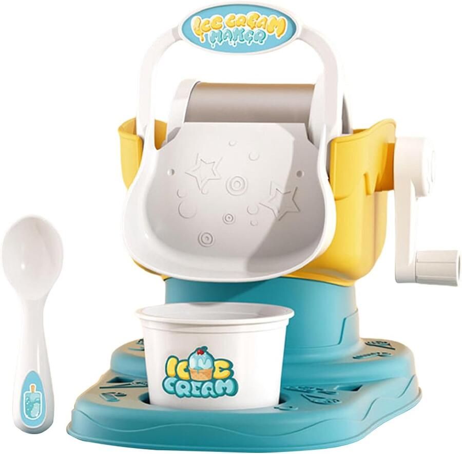 IJsmachine Dessert Maker Zelf IJs Maken Snelle Resultaten 17.5x22x19.3cm Geel