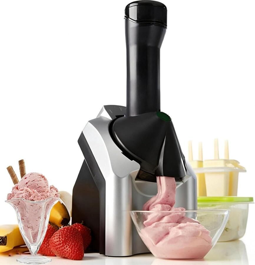 IJsmachine Dessertmaker Softijsmachine Gezonde Desserts Maken Transformeert Vers Fruit 1.6 kg Wit