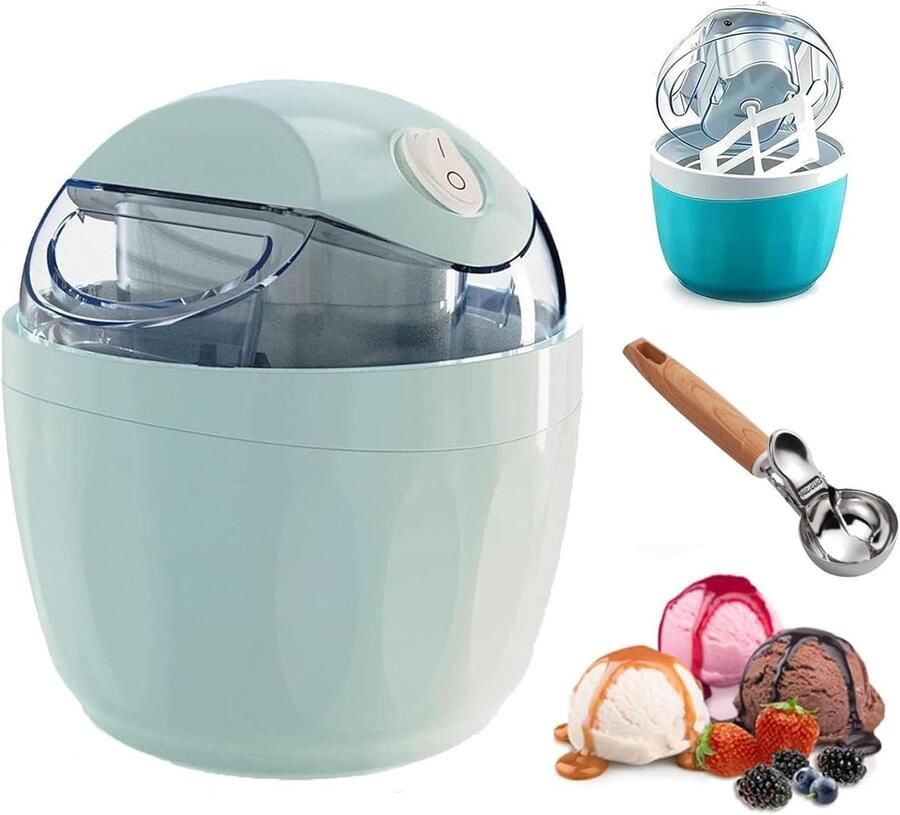 IJsmachine Dessertmaker Sorbetmaker Zelf Desserts Maken Eén Druk Op Knop 500ml Groen