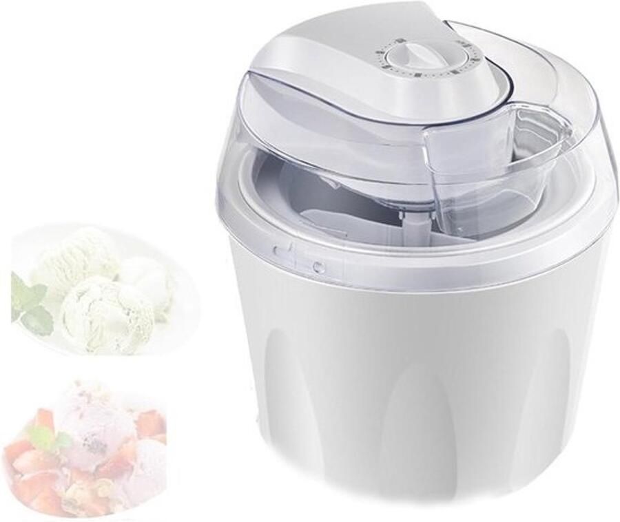 Ijsmachine Dessertmaker Thuis Desserts Maken Snel En Eenvoudig 1500 Ml Capaciteit Wit