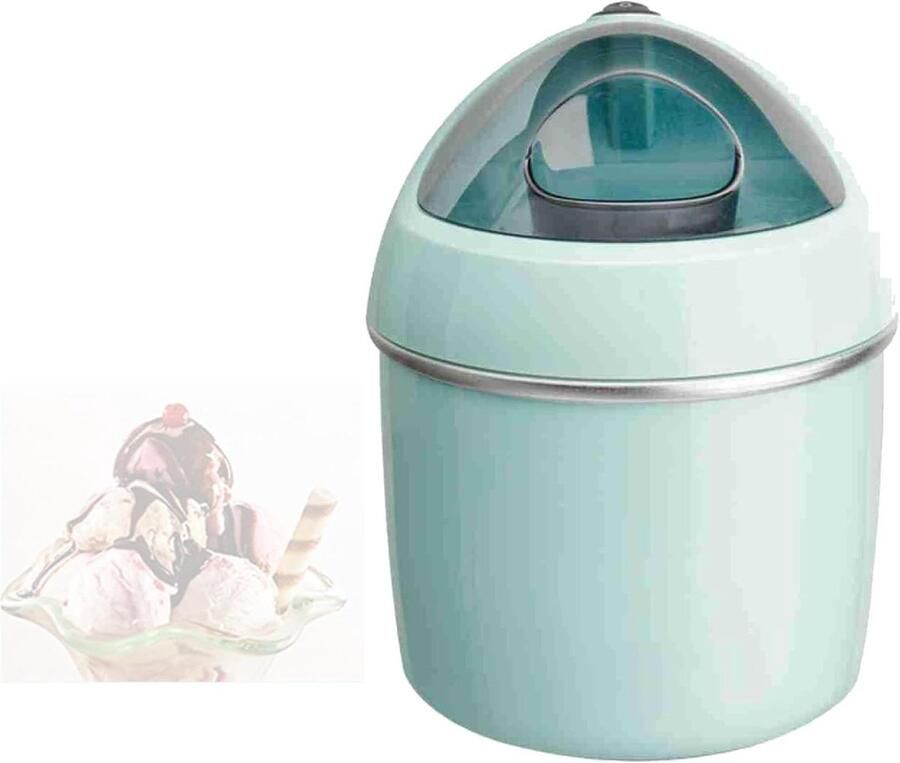 Ijsmachine Dessertmaker Thuis Desserts Maken Snel IJs Bereiden 800 ml Capaciteit Wit