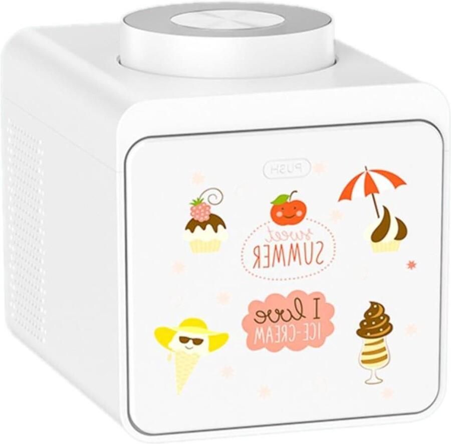 IJsmachine Dessertmaker Yoghurtmaker Zelfgemaakte Desserts Maken Automatische Bediening 1000 ml Wit