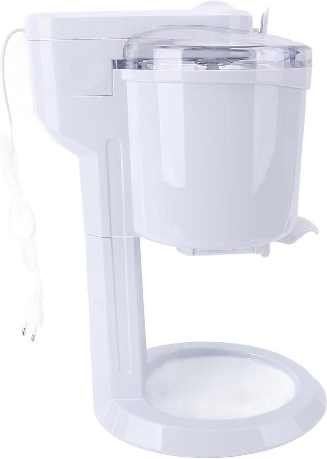 IJsmachine Dessertmaker Zelf Desserts Maken Stille Werking 1 Liter Capaciteit Wit