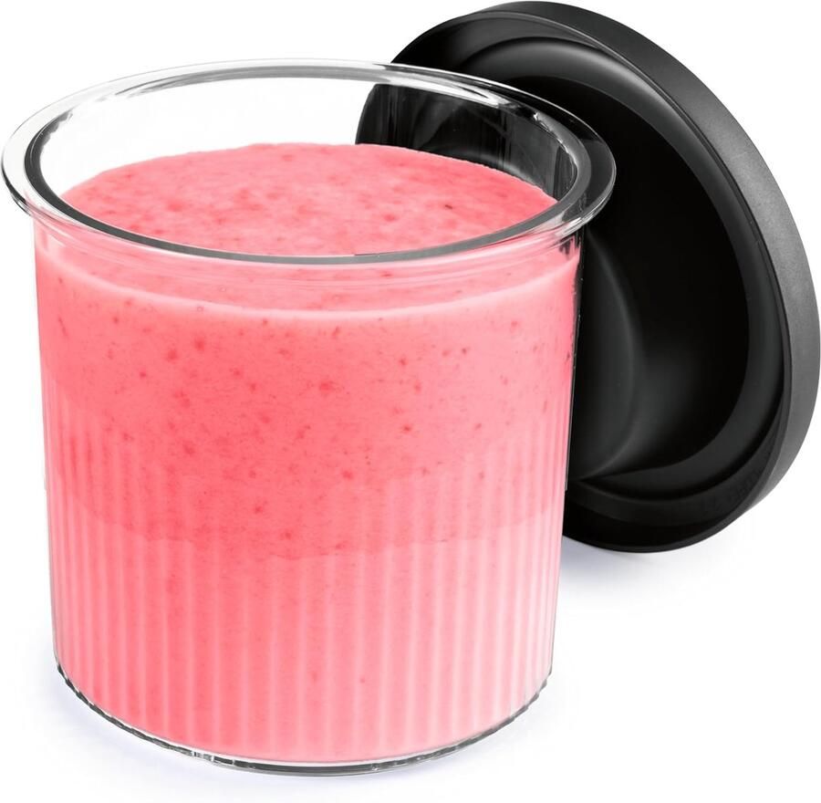 IJsmachine Dessertmaker Zelf ijs maken 10 programma's 500 ml capaciteit Zwart