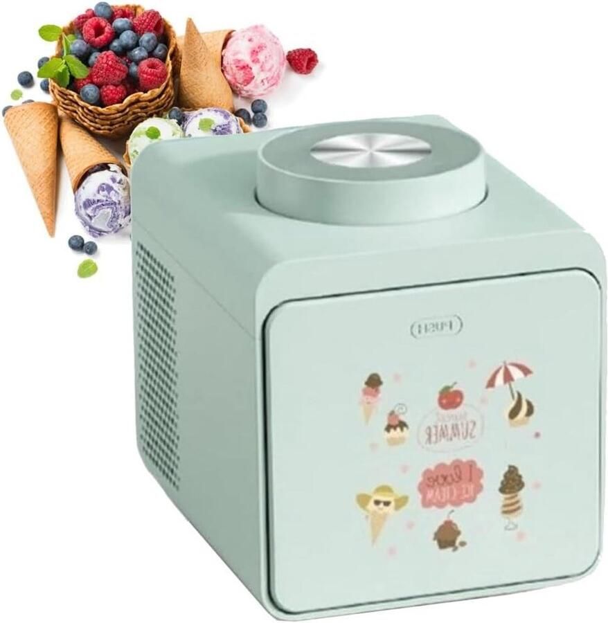IJsmachine Dessertmaker Zelf ijs maken Aanraakbediening 1000 ml Groen