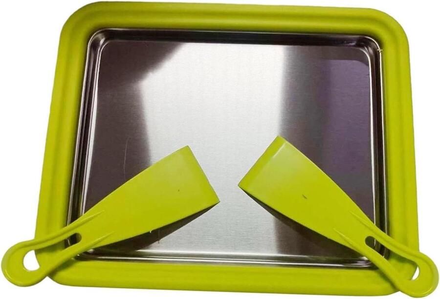 IJsmachine Dessertmaker Zelf Lekkernijen Maken Geen Elektriciteit Nodig 26 cm Zilver